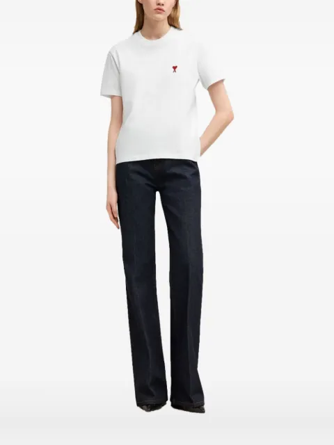 AMI Paris embroidered-heart T-shirt