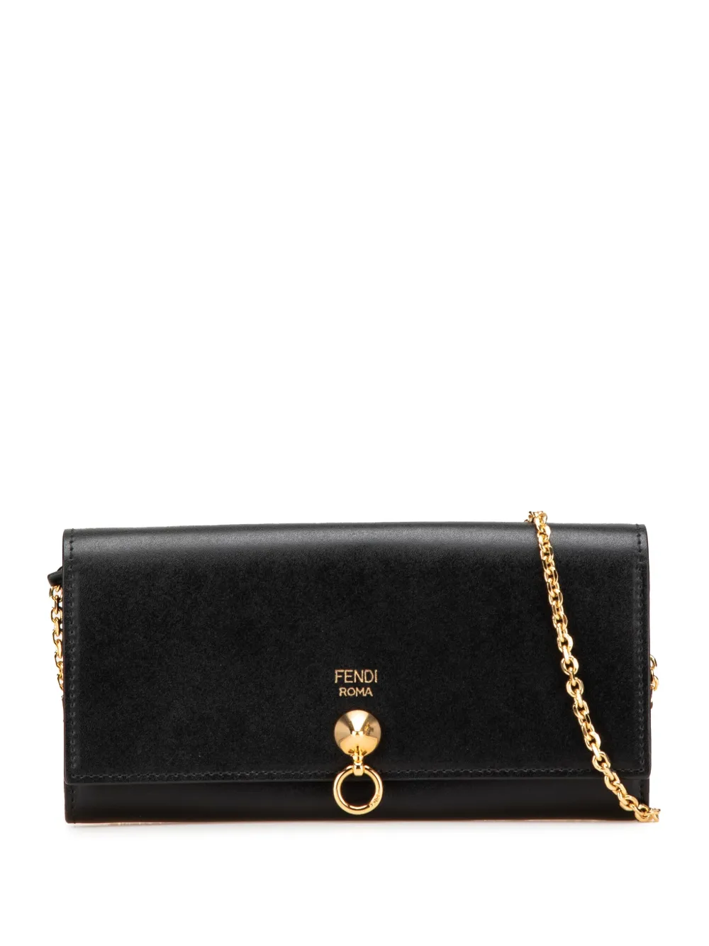 Fendi Pre-Owned 2010-2025 By The Way Leather Wallet On Chain crossbody bag | Black | Image 1