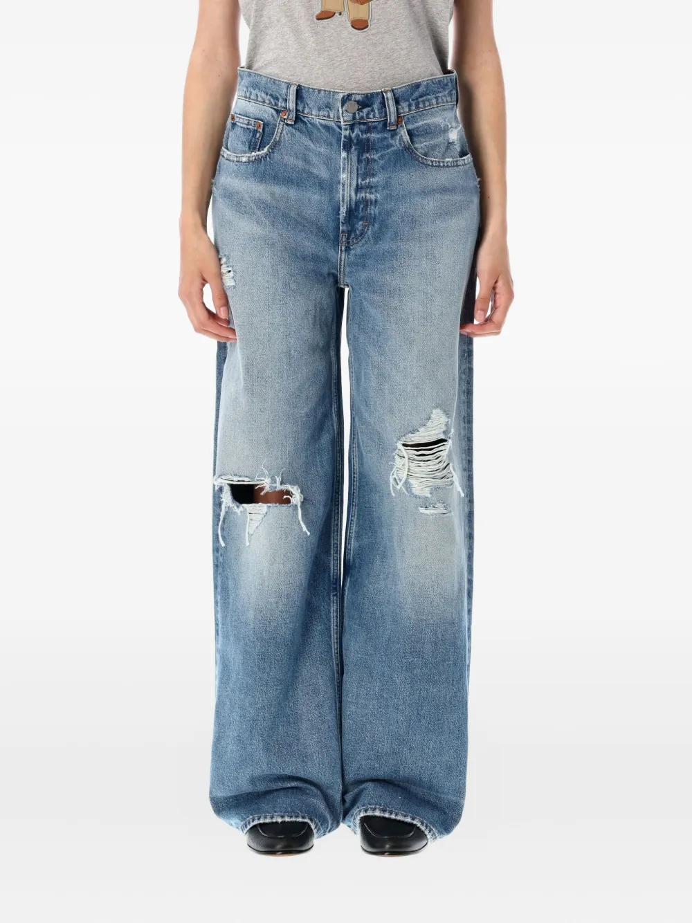Polo Ralph Lauren distressed jeans Blauw