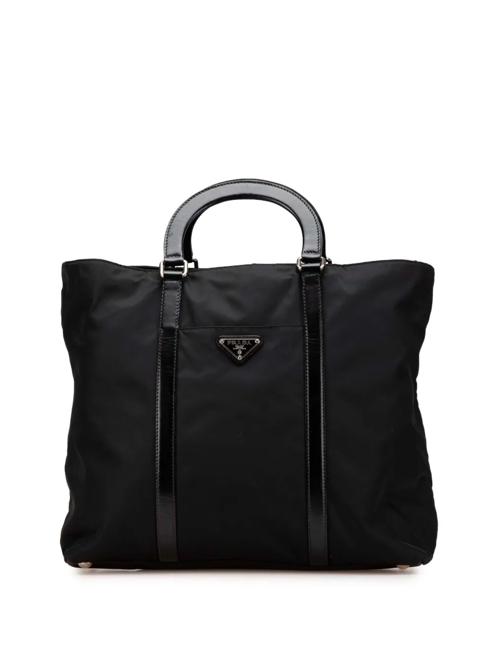 Prada Pre-Owned 2013-2025 Tessuto satchel | Black | Image 1