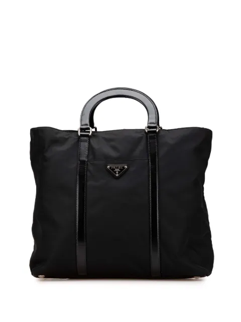 Prada Pre-Owned Tessuto axelremsväska från 2013-2025