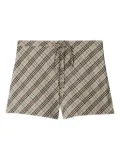 Burberry checked drawstring shorts - Neutrals