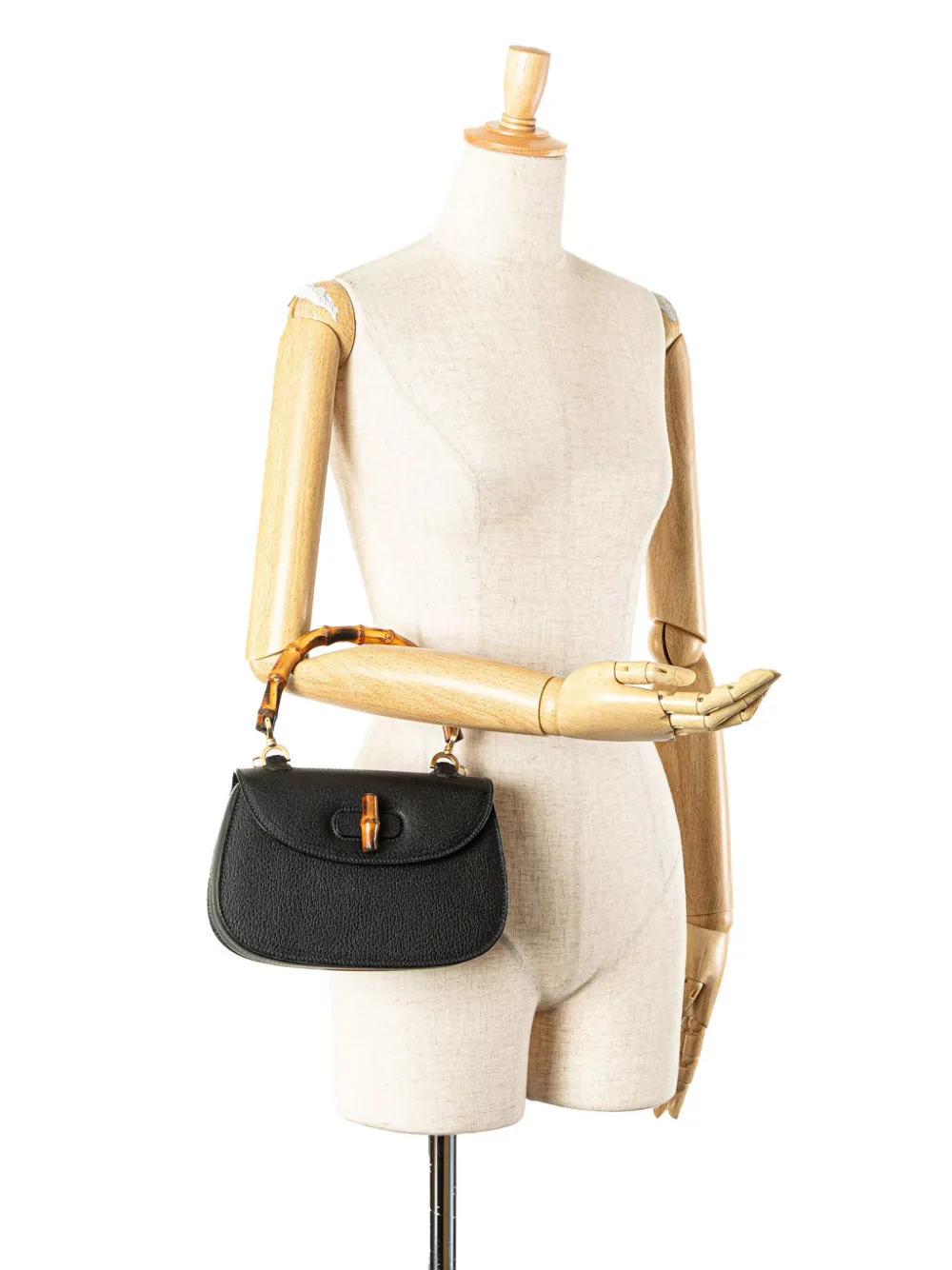 Gucci Pre-Owned 2000-2015 Calfskin Bamboo Night satchel | Pre-Owned | Image 2
