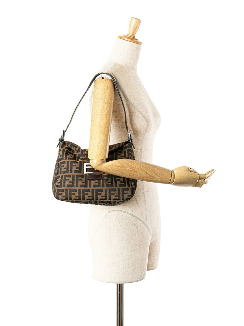 Fendi Pre-Owned 2000-2010 Zucca Canvas Double Flap shoulder bag | Pre-Owned | Image 2