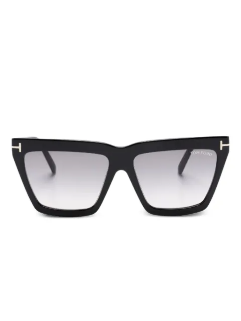 TOM FORD Eyewear solglasögon med geometriska bågar