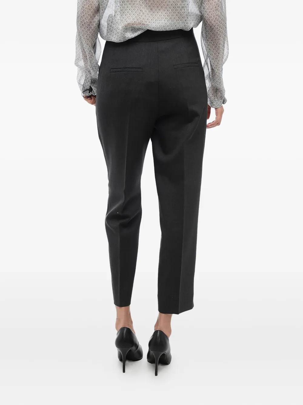 Chloé Broek met Hopsack-patroon Grijs