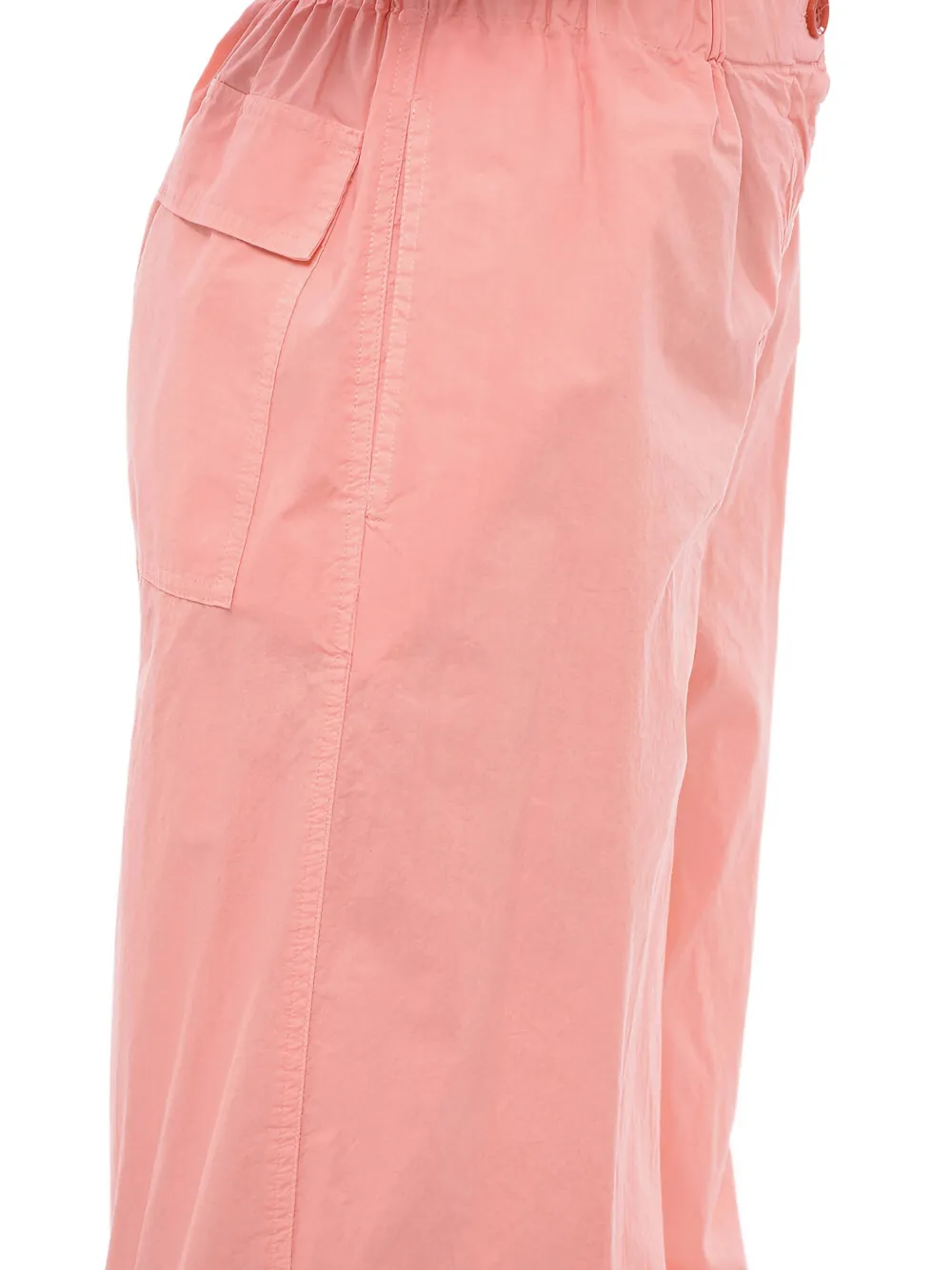 ASPESI drawstring-waist cotton trousers Roze