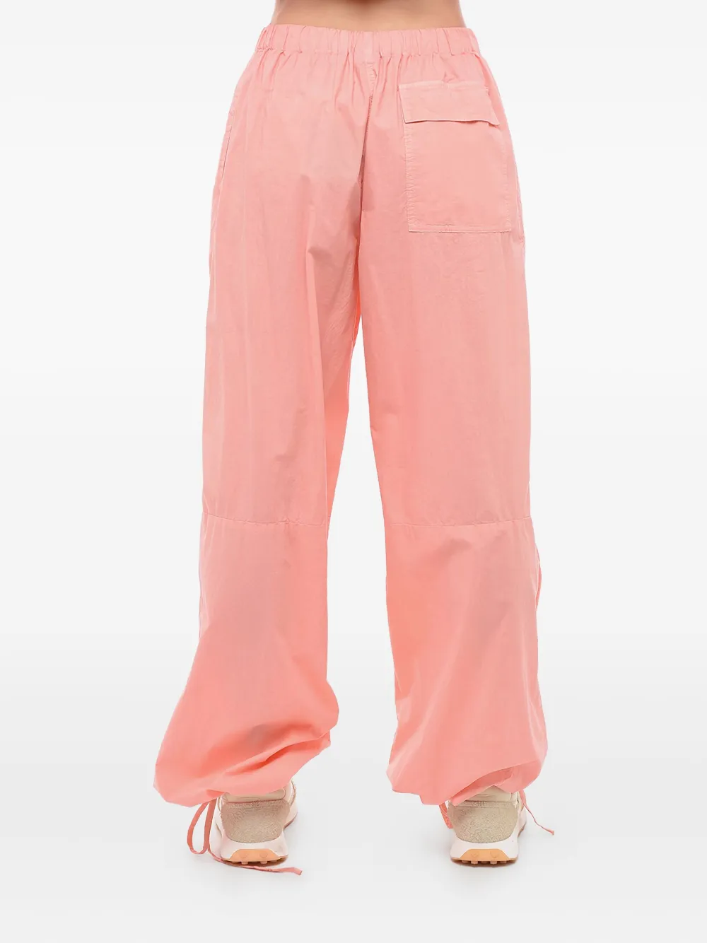 ASPESI drawstring-waist cotton trousers Roze