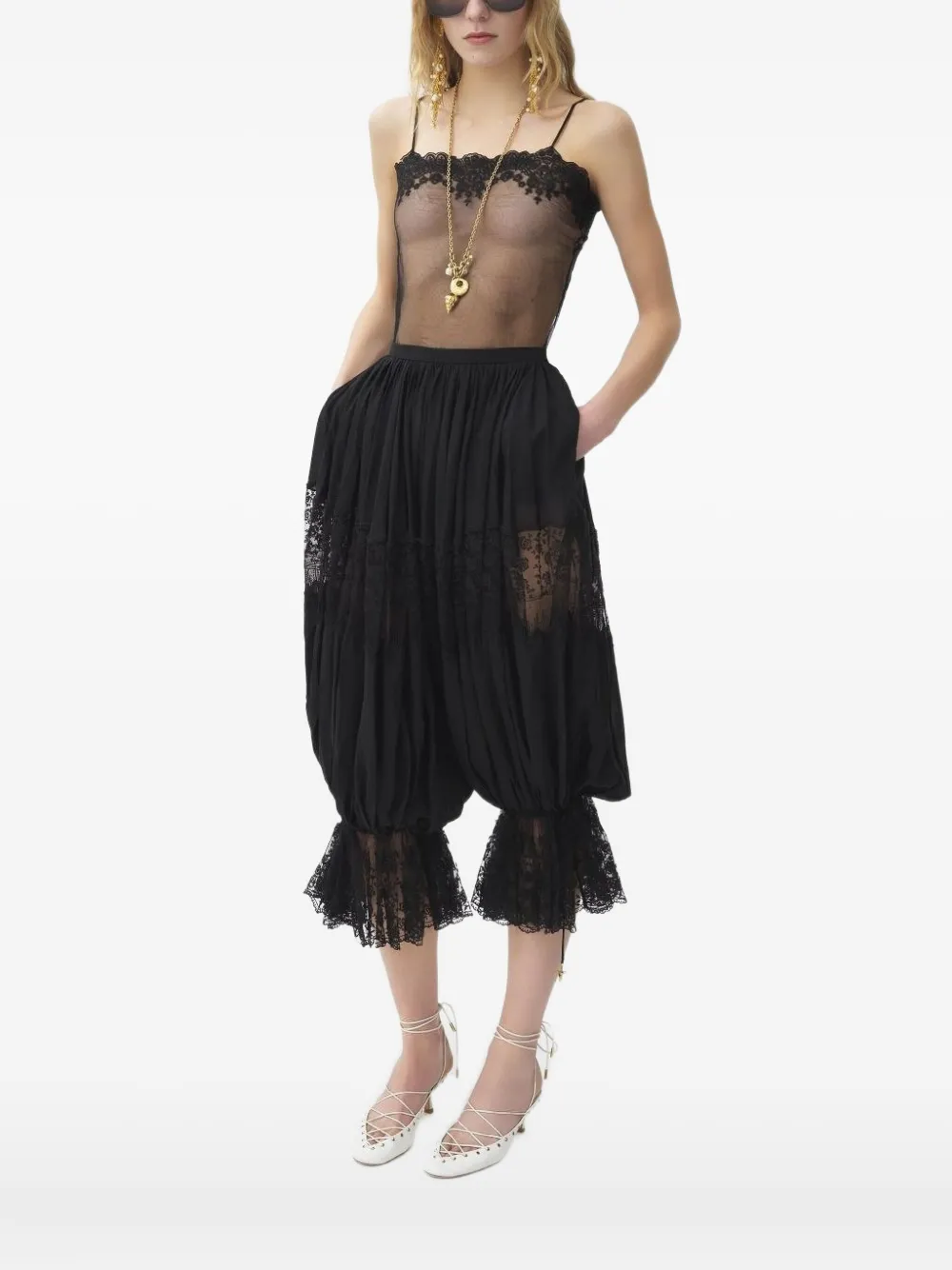 Chloé lace top - ブラック Chloé lace top - ブラック