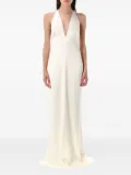 Ralph Lauren Collection halterneck backless gown - Neutrals