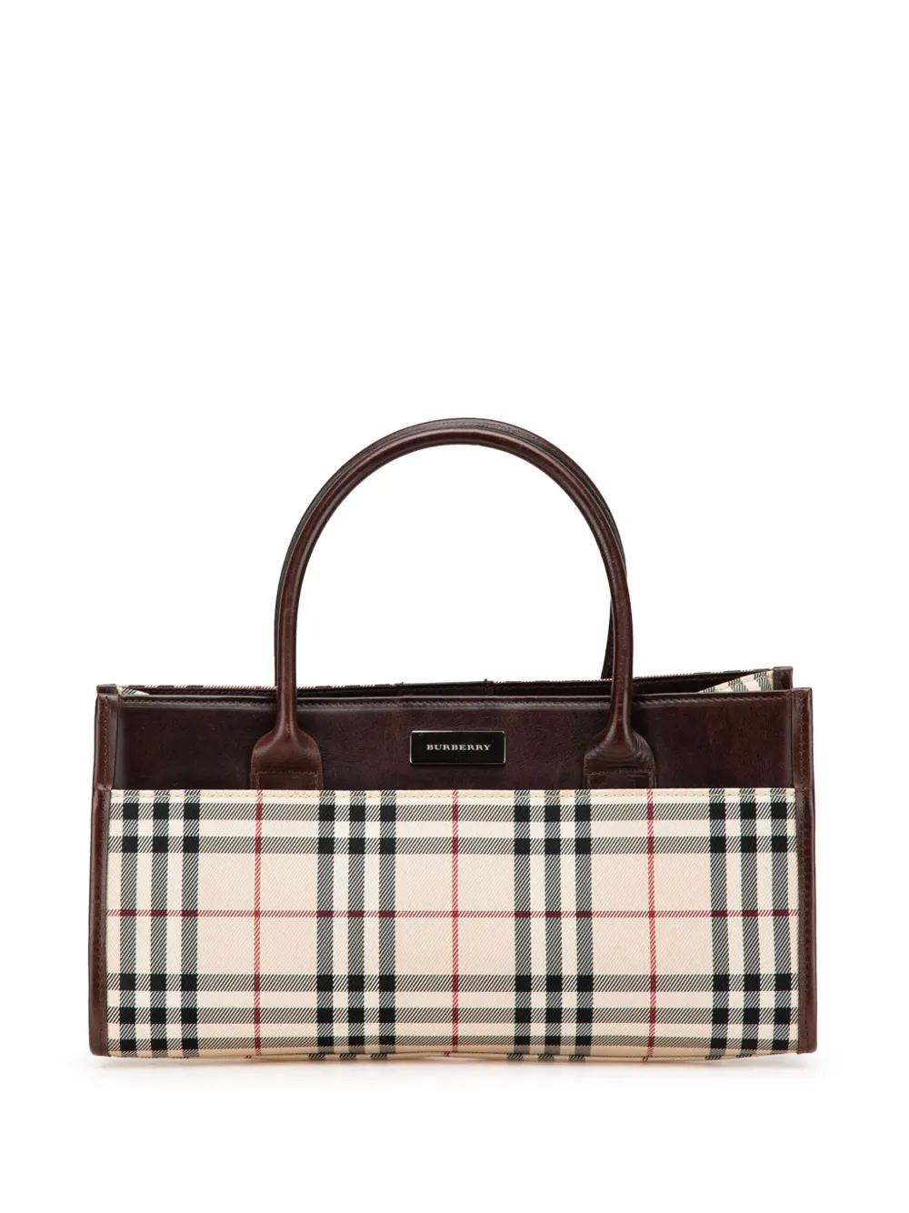 Burberry Pre-Owned 2000-2017 House Check Canvas handbag | Brown | Image 1