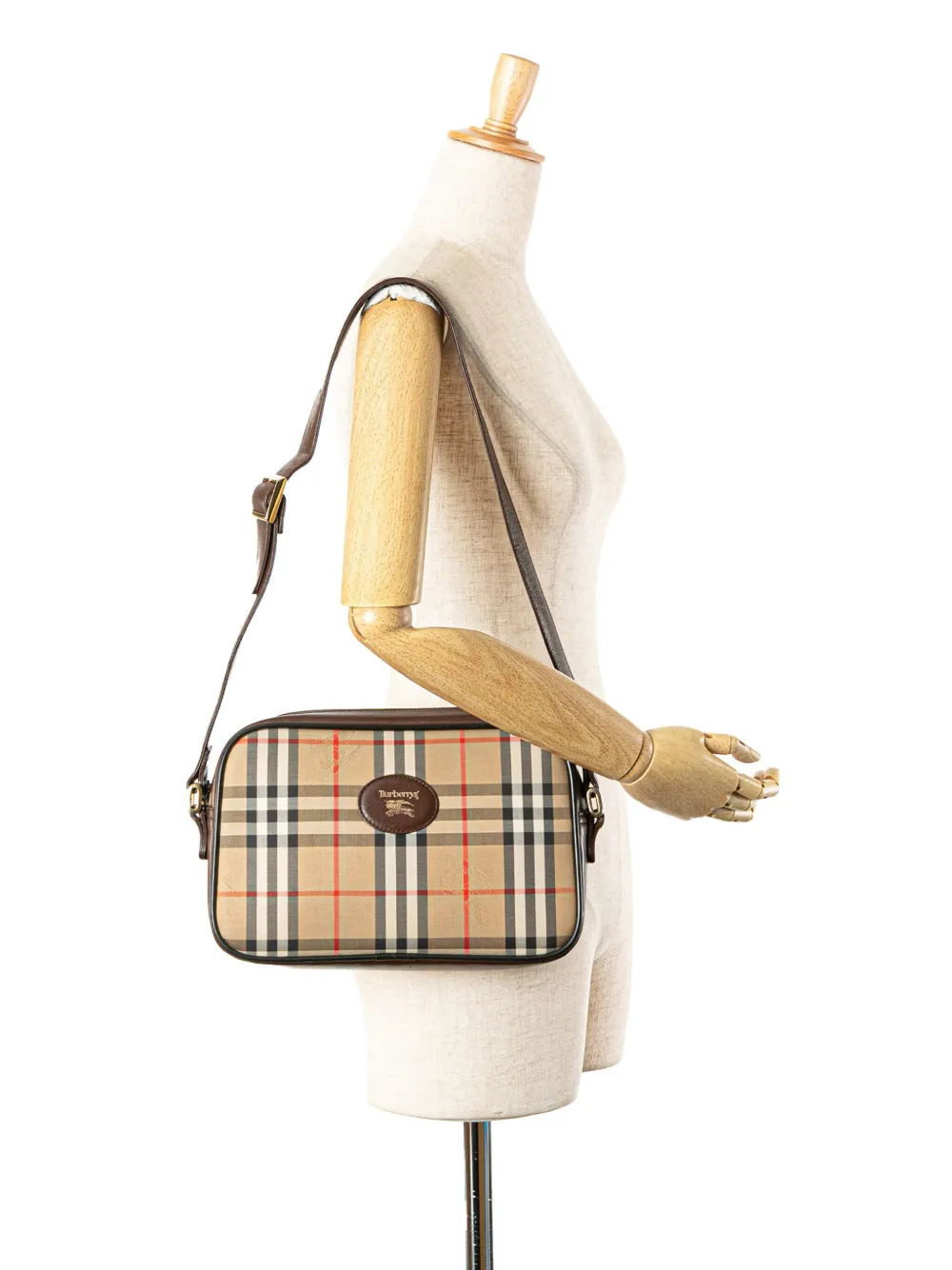Burberry Pre-Owned 20th Century Haymarket Check Canvas shoulder bag | Pre-Owned | Image 2