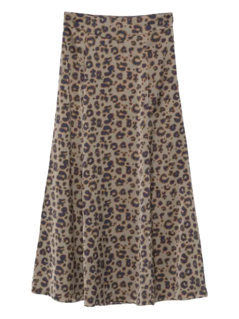 Ba&Sh falda midi Blaire con animal print