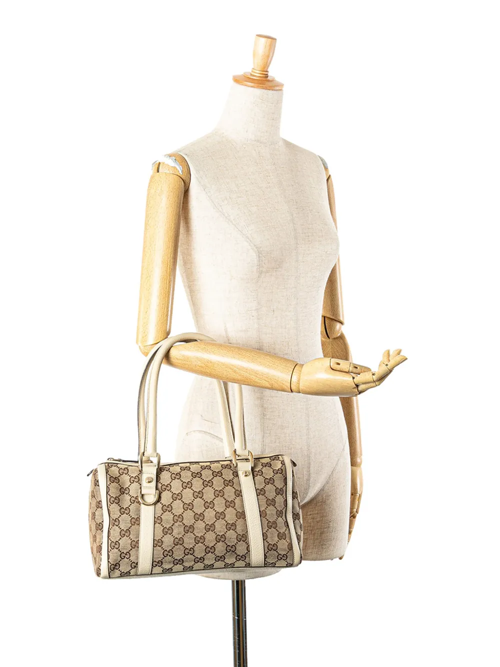 Gucci Pre-Owned 2000-2015 GG Canvas Abbey D Ring boston bag | Pre-Owned | Image 2
