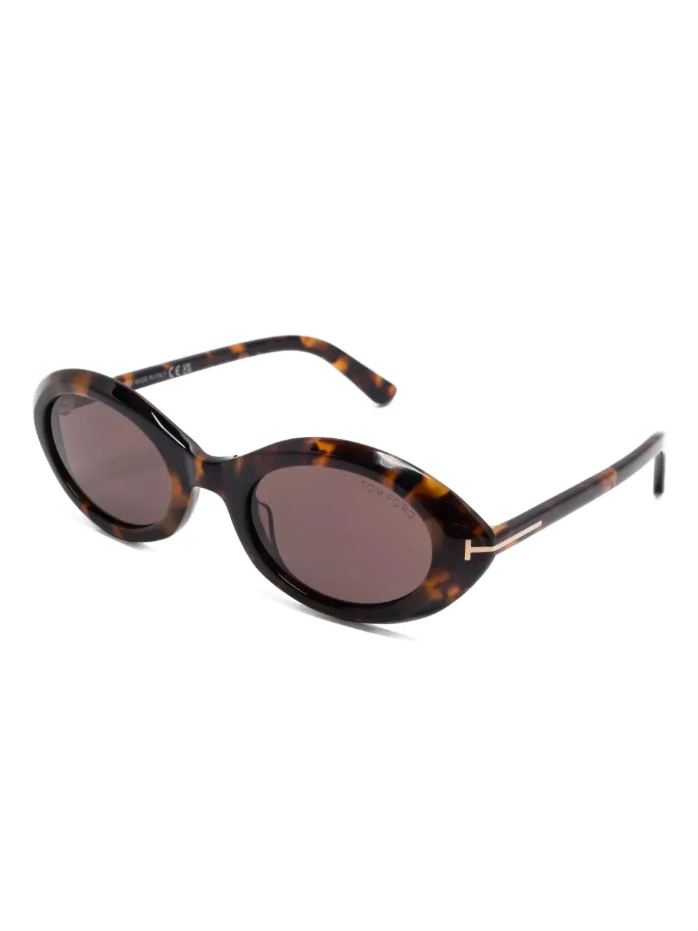 TOM FORD Eyewear Carmen oval-frame sunglasses Bruin
