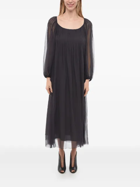 Chloé silk chiffon midi dress
