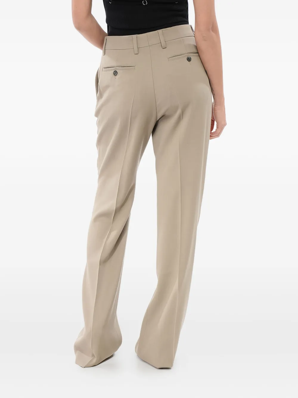 AMI Paris Broek met vier zakken Beige