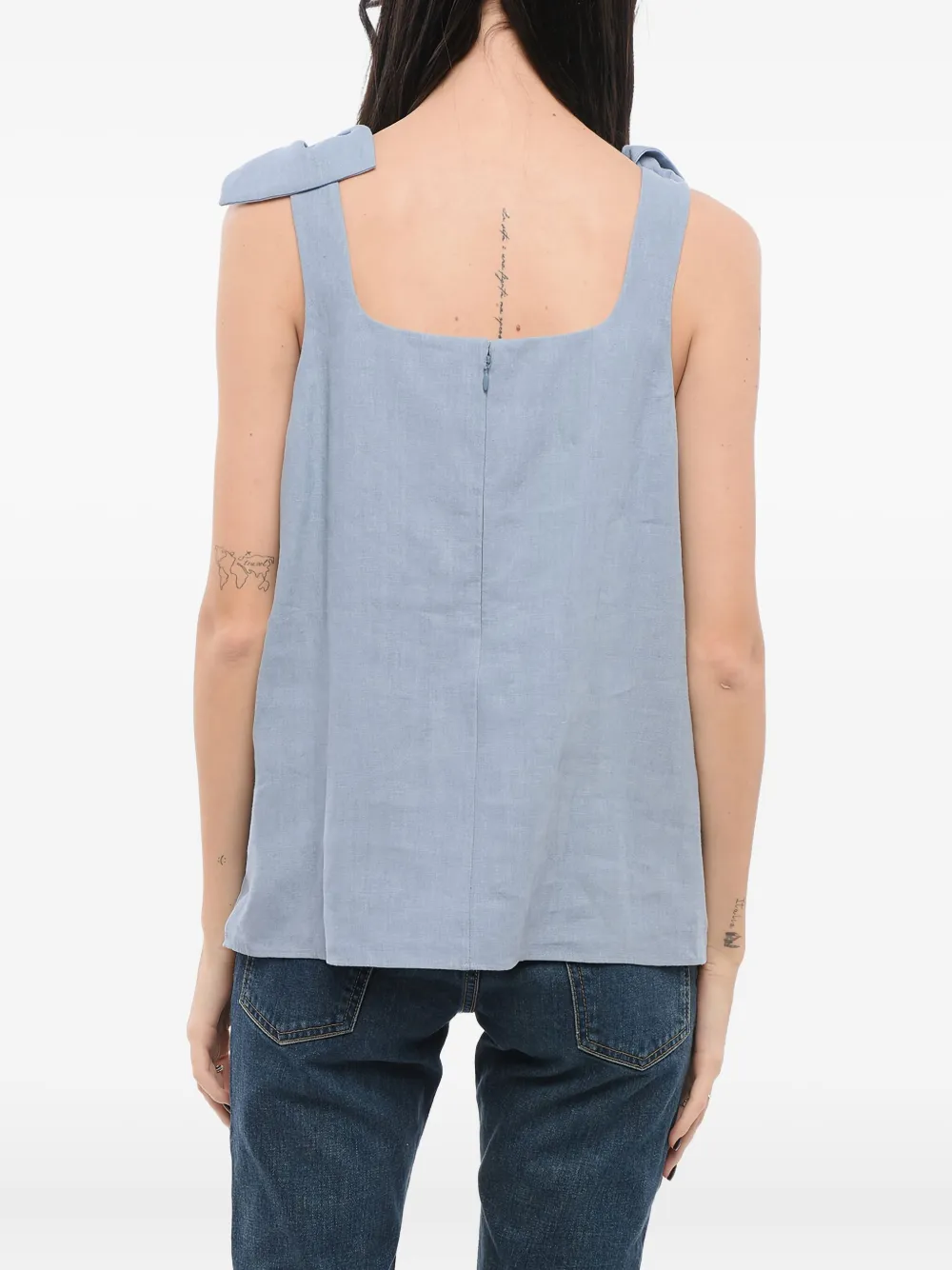 Chloé Linnen top Blauw