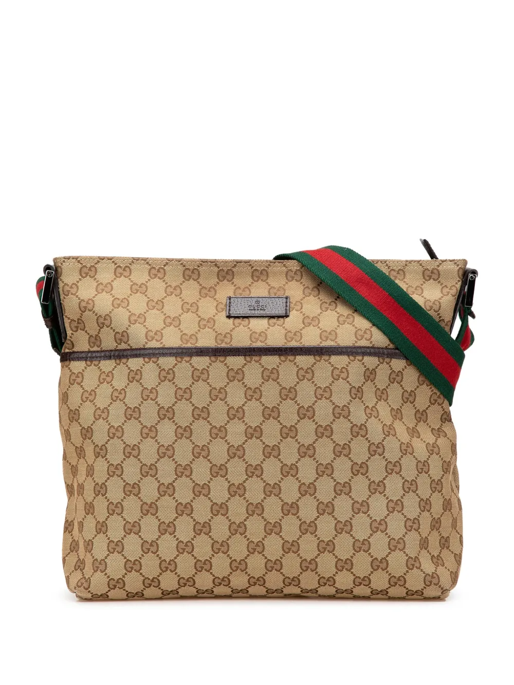 Gucci Pre-Owned 2000-2015 GG Canvas Web crossbody bag | Brown | Image 1