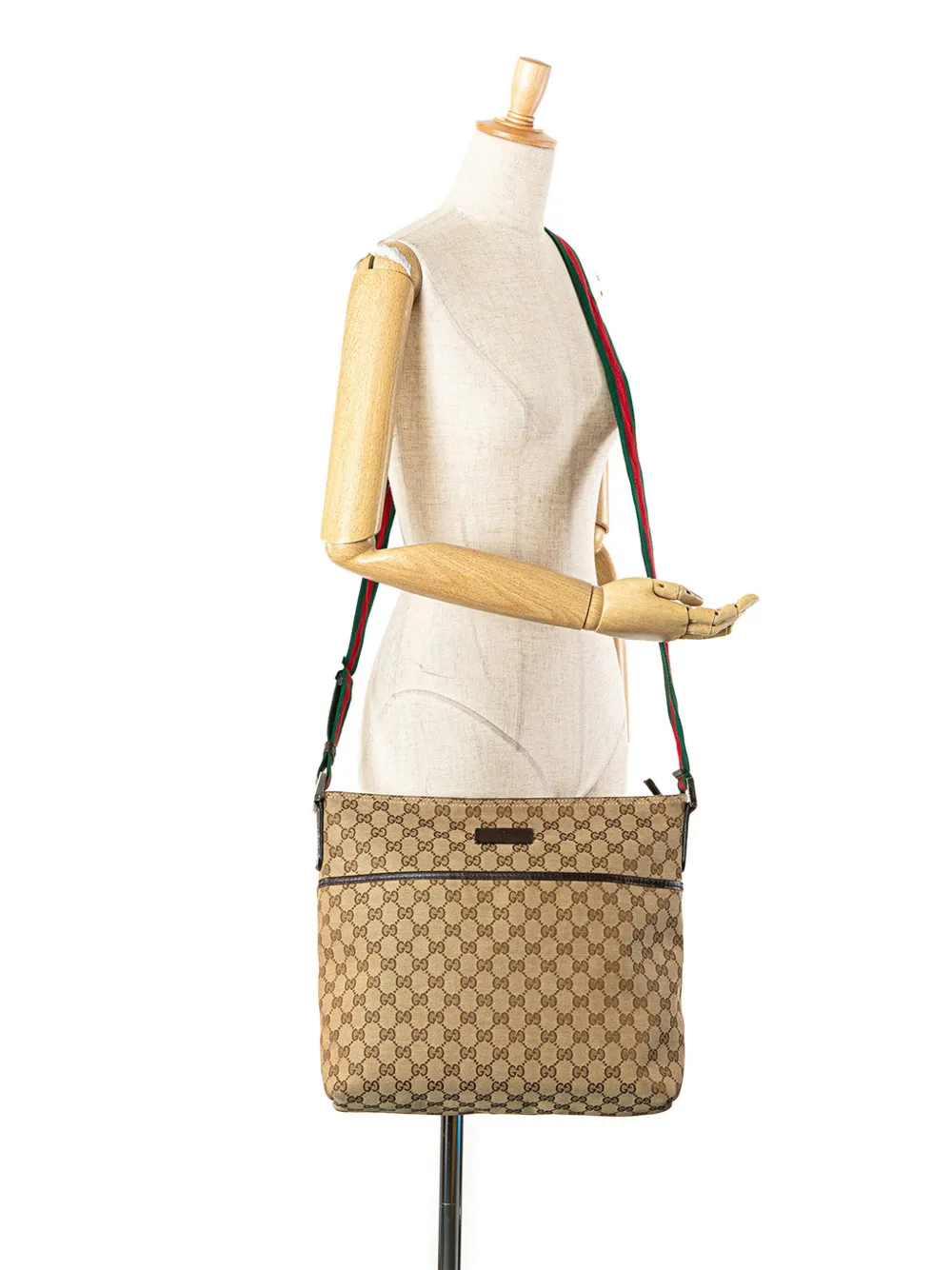 Gucci Pre-Owned 2000-2015 GG Canvas Web crossbody bag | Pre-Owned | Image 2