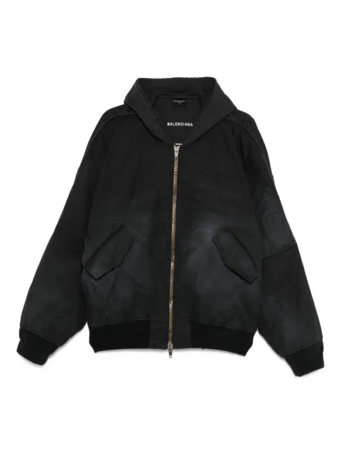 Balenciaga hooded cotton jacket