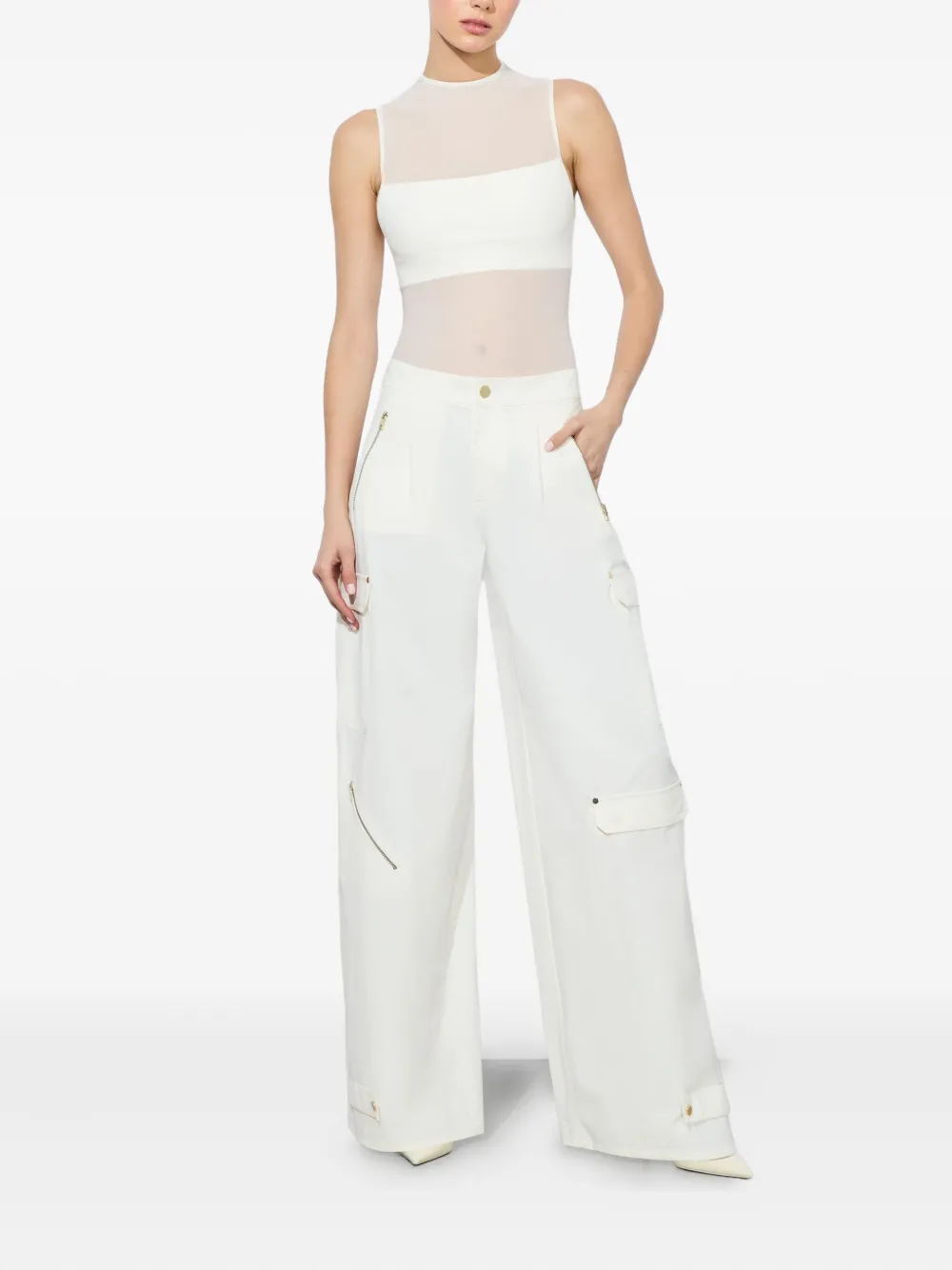 alice + olivia Bandeau body Wit