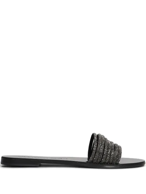 Nicolas Lainas sandalias con detalles de cristal