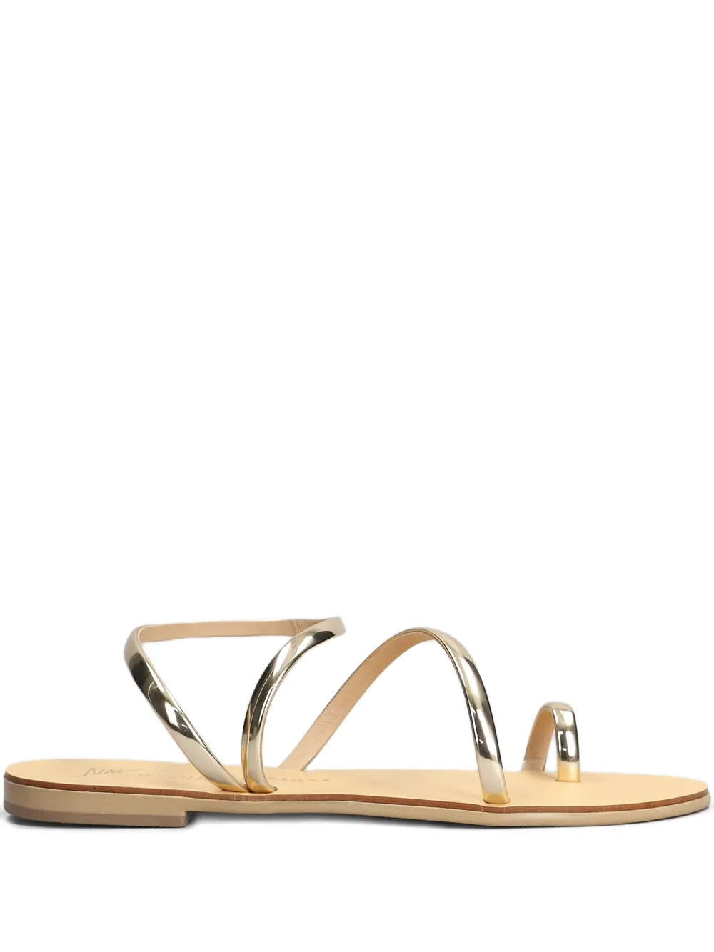 Nicolas Lainas Arch Ithaca platte sandalen Goud