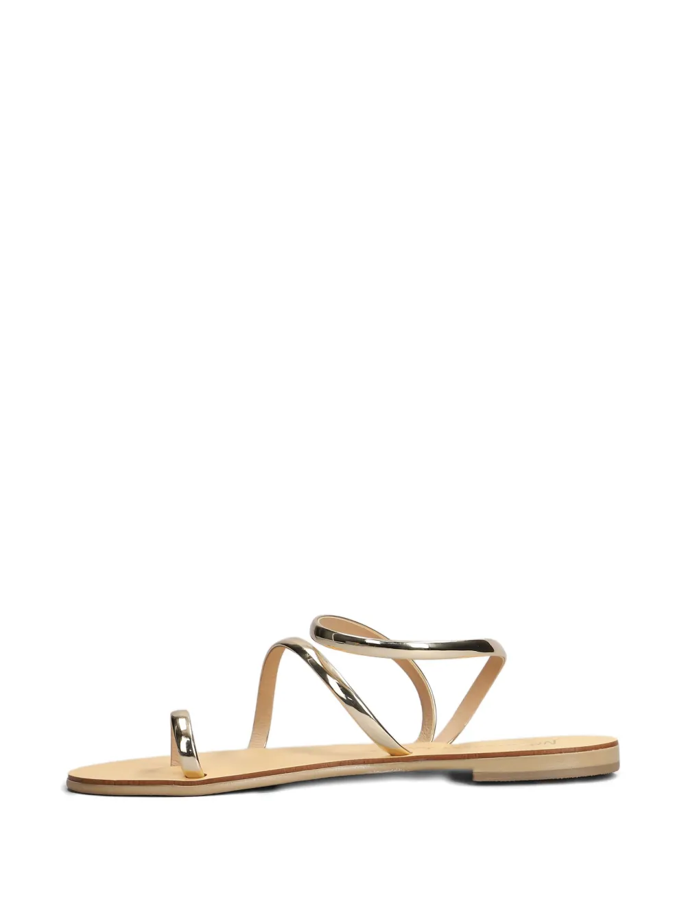 Nicolas Lainas Arch Ithaca platte sandalen Goud