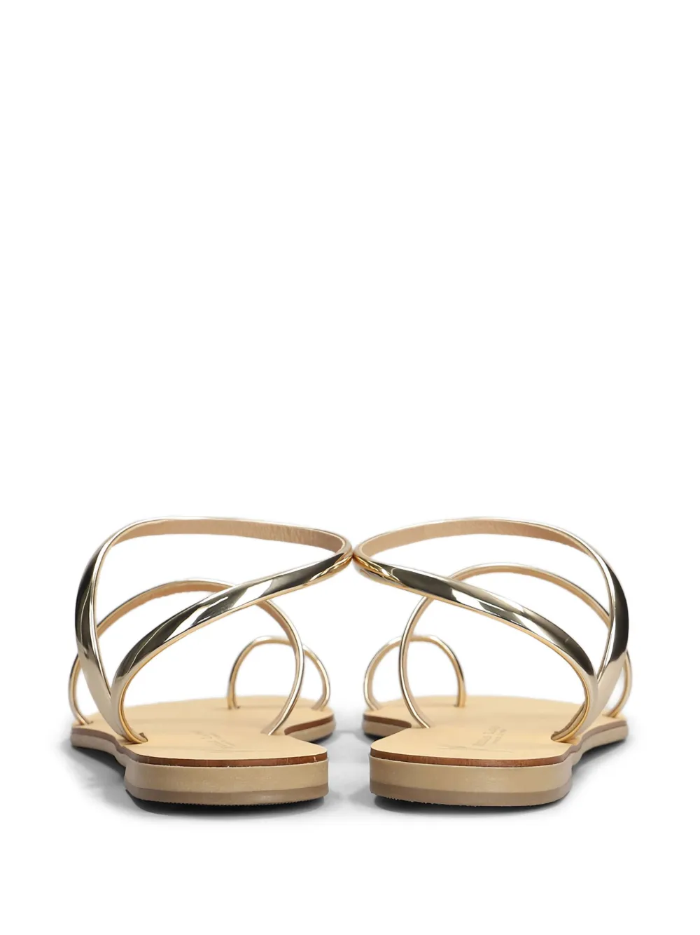 Nicolas Lainas Arch Ithaca platte sandalen Goud