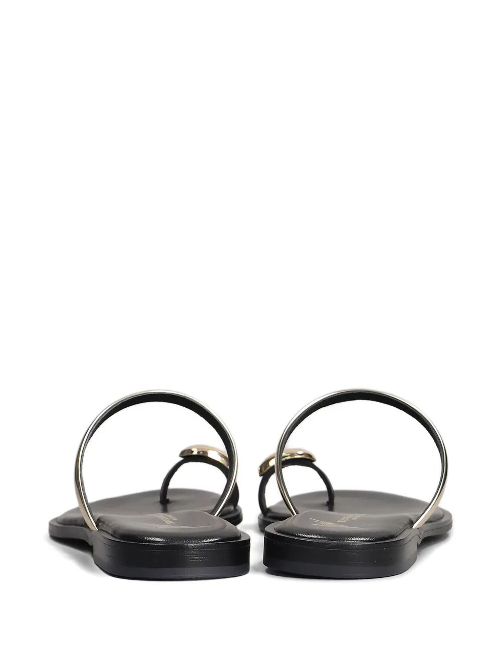 Nicolas Lainas Arch Kythnos Flat Sandals In Black