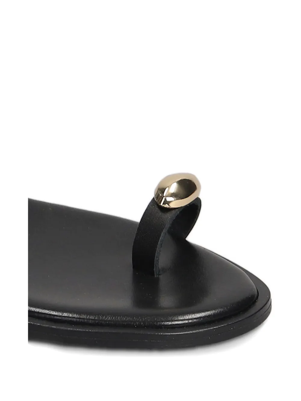 Nicolas Lainas Arch Kythnos Flat Sandals In Black