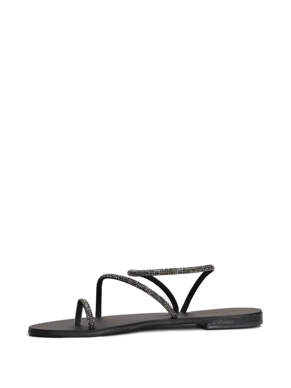Nicolas Lainas Arch Ithaca platte sandalen Zwart