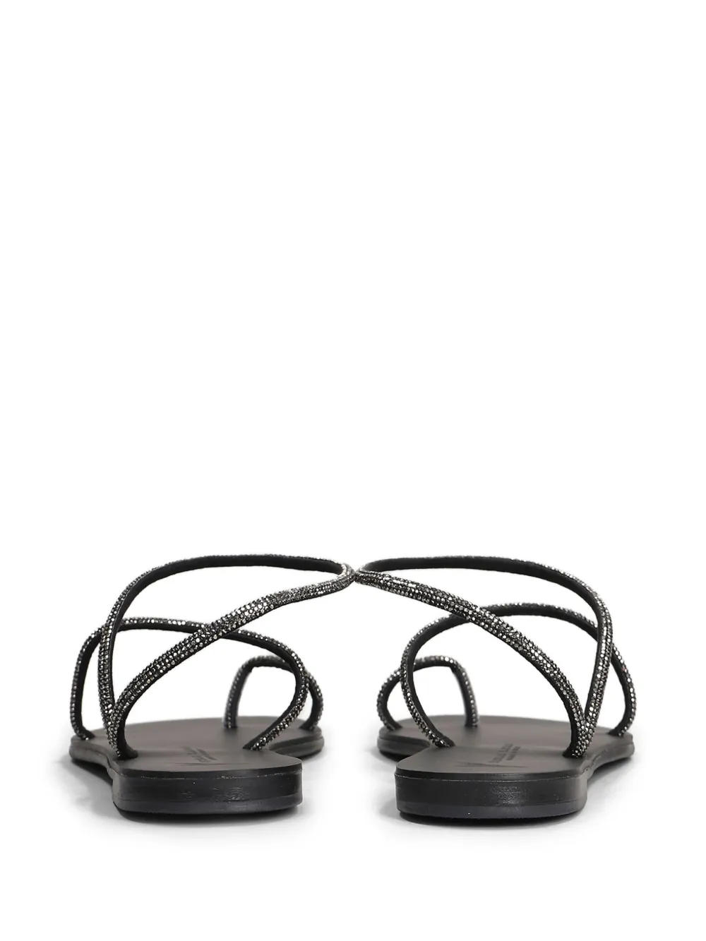 Nicolas Lainas Arch Ithaca platte sandalen Zwart