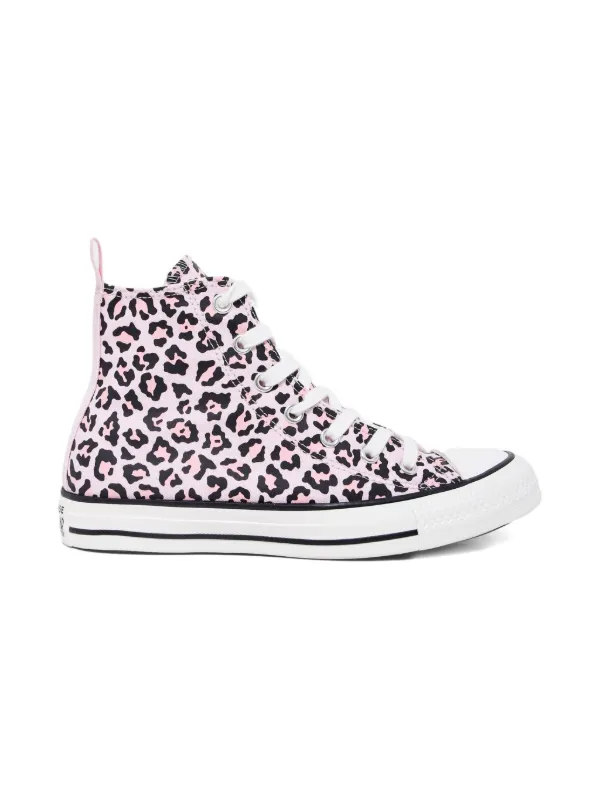 Converse Kids Chuck Taylor All Star leopard-print high-top Sneakers Pink  FARFETCH