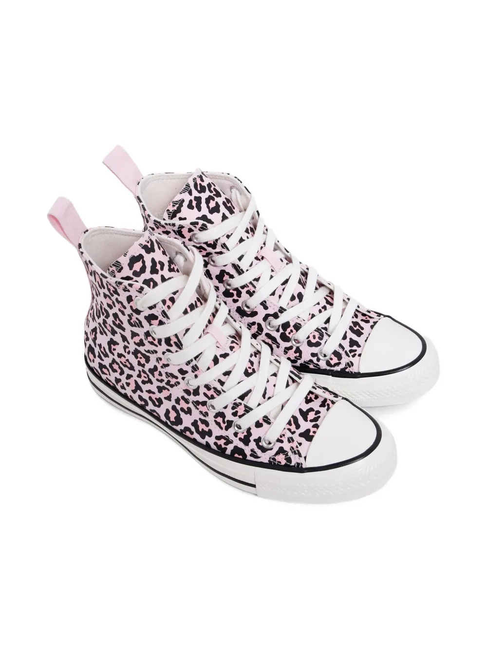 Converse Kids Chuck Taylor All Star leopard-print high-top sneakers Roze