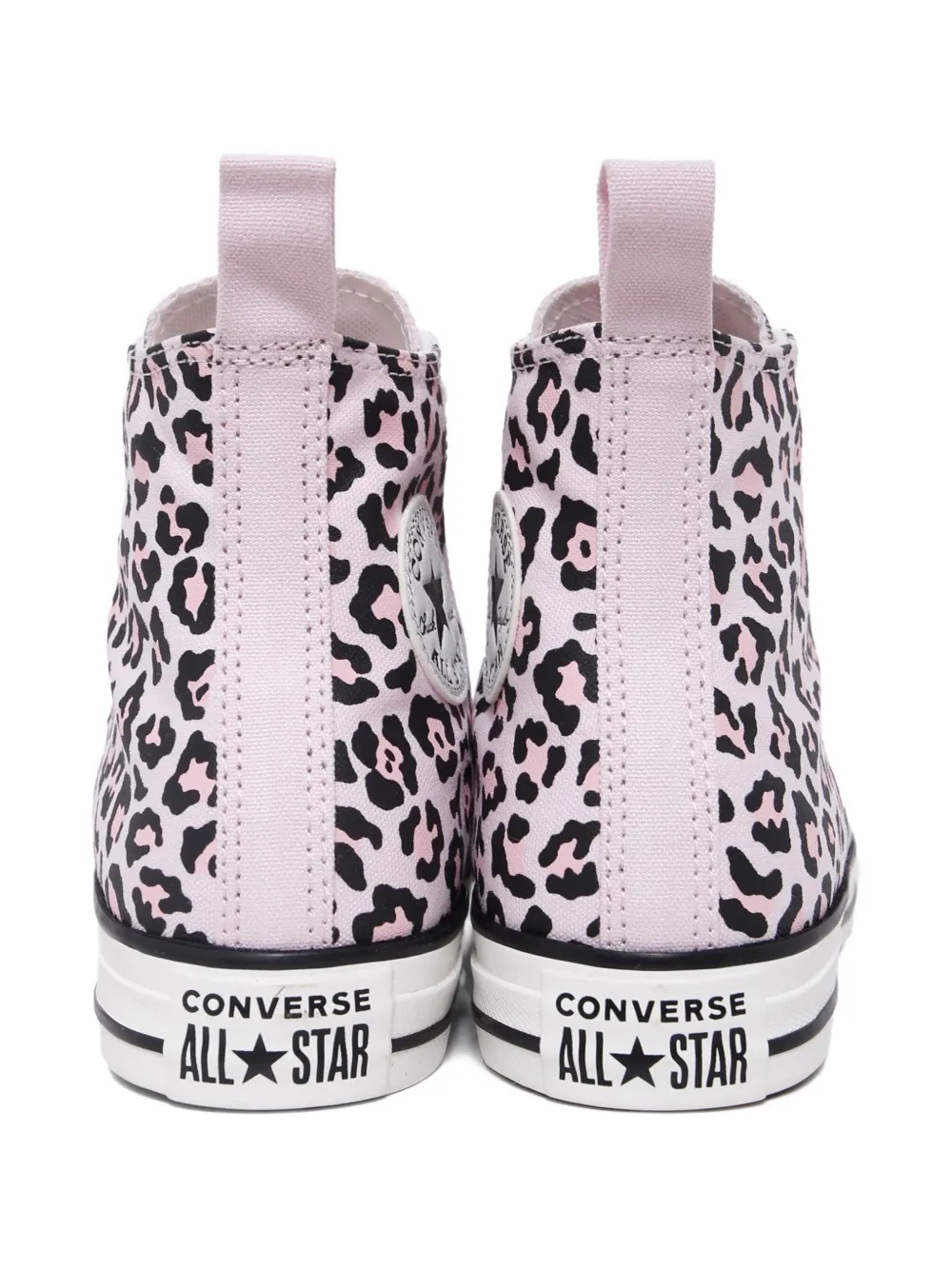 Converse Kids Chuck Taylor All Star leopard-print high-top sneakers Roze