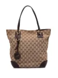 Gucci Pre-Owned 2016-2024 GG Canvas GG Charm tote bag - Brown