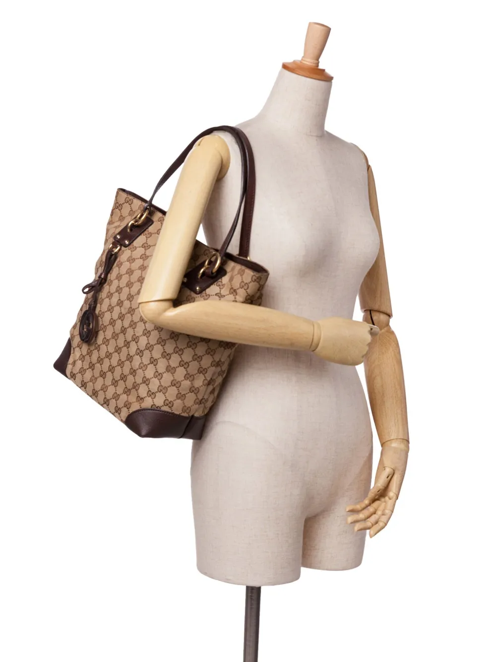 Gucci Pre-Owned 2016-2024 GG Canvas GG Charm tote bag | Pre-Owned | Image 2