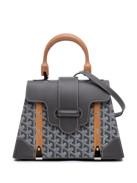 Goyard Pre-Owned 2016 Goyardine Saigon Structured PM satchel