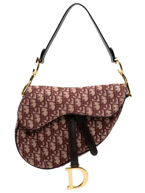 Christian Dior Pre-Owned 2018 Oblique Canvas Saddle Bag shoulder bag