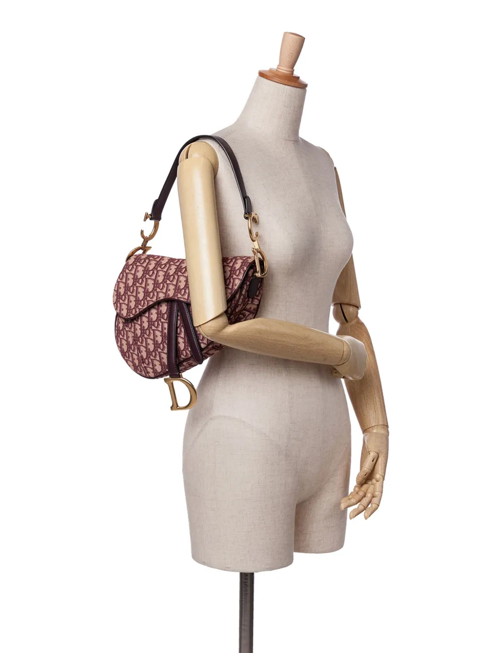 Christian Dior Pre-Owned 2018 Oblique Canvas Saddle Bag shoulder bag | Pre-Owned | Image 2