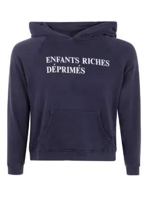 【美品】Enfants Riches Deprimes ERD 21SS Oceanic Crewneck Sweatshirt Heather Grey and Red | The Webster