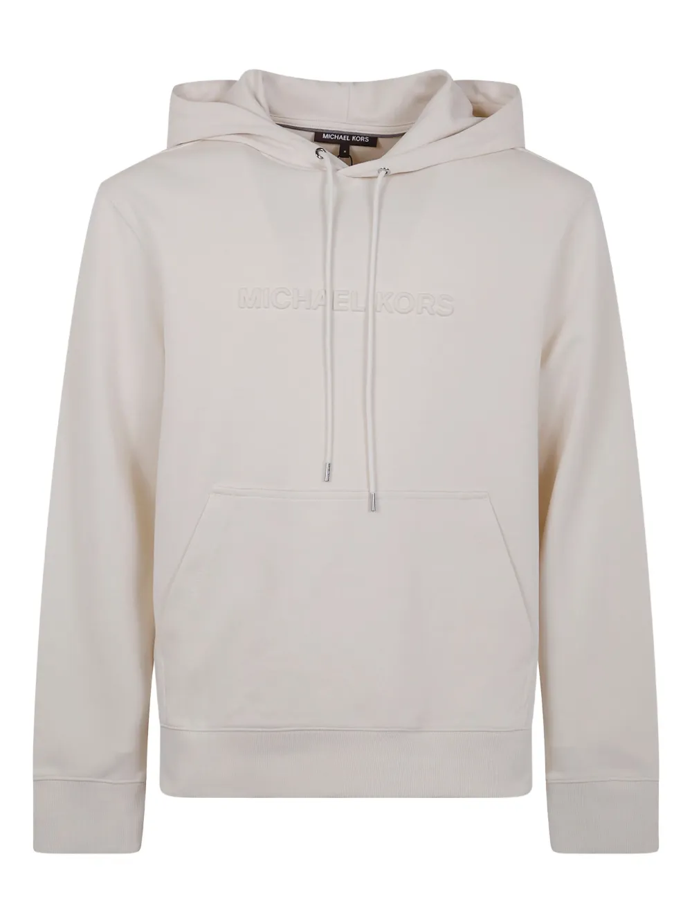 Michael Kors Hoodie met logo-reliëf Beige