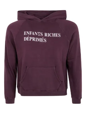 ENFANTS RICHES DÉPRIMÉS パーカー パープル Enfants Riches Déprimés Purple Faded Hoodie Enfants Riches