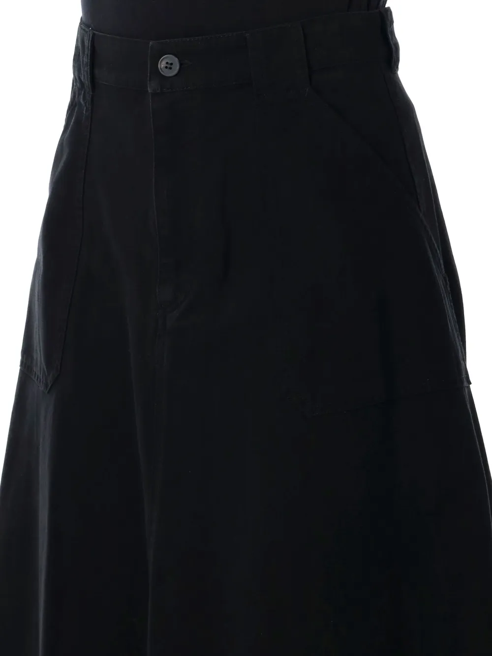 A.P.C. Laurie midi-rok met A-lijn Zwart