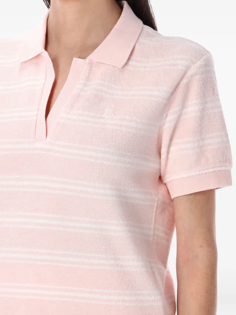 Sporty & Rich Gestreepte top Roze