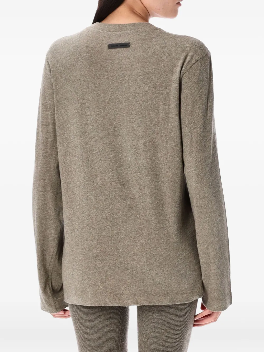 FEAR OF GOD ESSENTIALS crew-neck long sleeve T-shirt Bruin