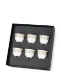Versace Barocco-print coffee cup (set of six) - Neutrals