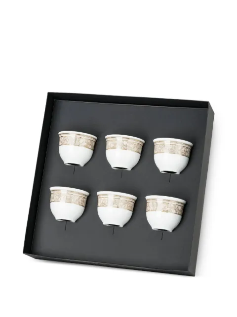Versace طقم أكواب قهوة بطبعة الباروك (6 قطع)
